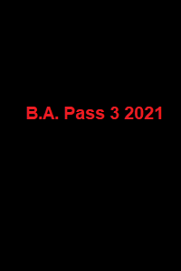 دانلود زیرنویس فارسی فیلم B.A. Pass 3 2021